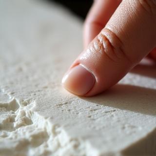 Dettaglio lavorazione marmo di Carrara